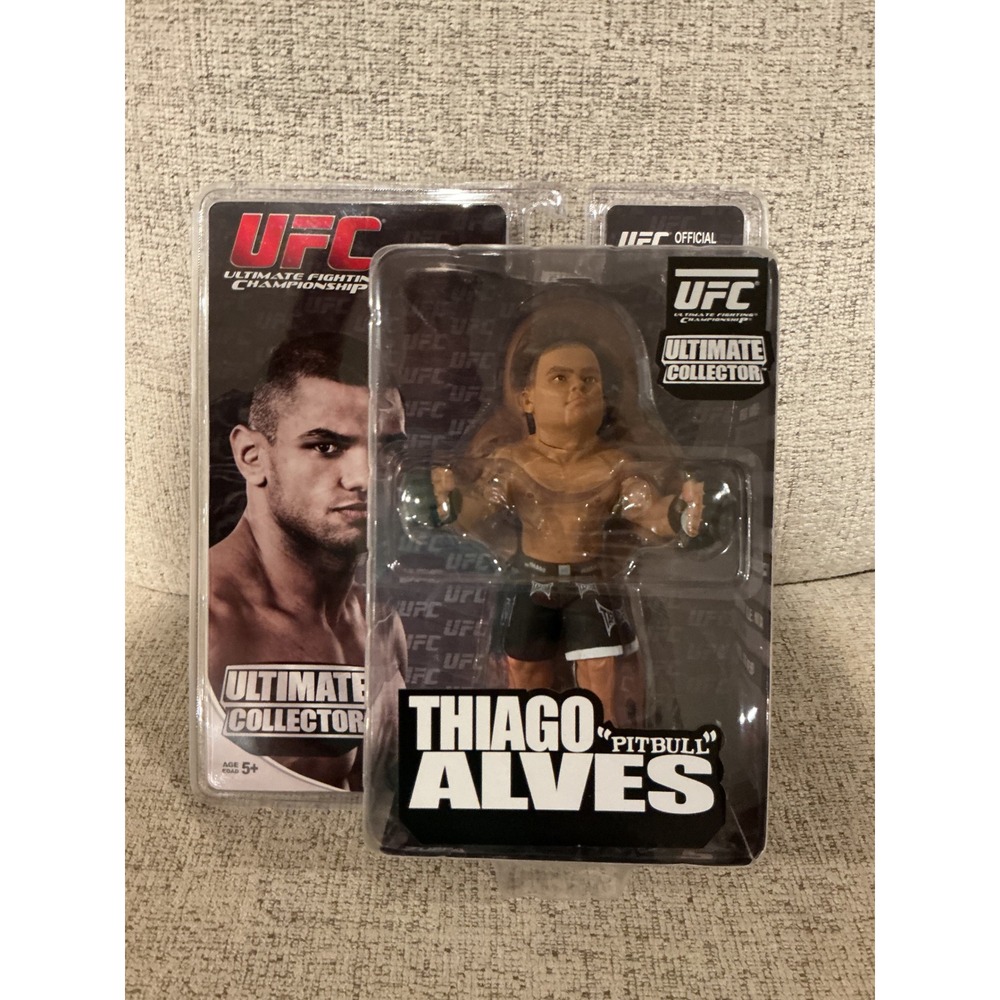 UFC Ultimate Collector Thiago Pitbull Alves Action Figure Round 5 MMA New